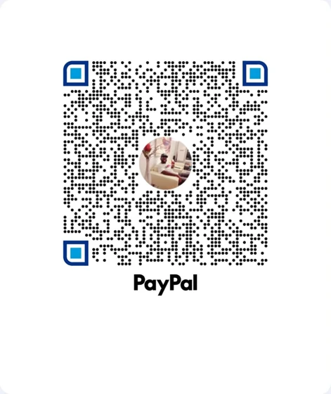 PayPal-QR-Code zum Spenden an Aurelien Leonel Sokeng Temgoua